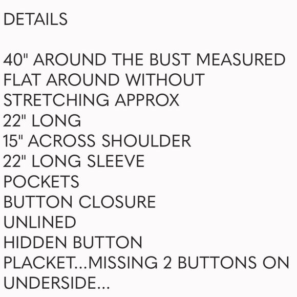 JOHNNY WAS PETTE & GRETA PINSTRIPE DENIM JACKET - Picture 10 of 10